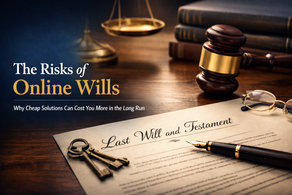 Why You Shouldn’t Use ChatGPT or Online Templates to Write Your Will